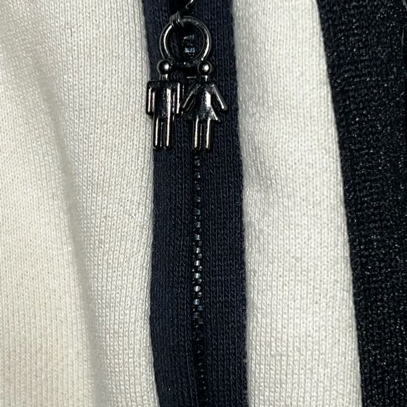 NWOT Homme Femme Signature Cream Black Unisex Track Pants Sz L - Picture 9 of 13